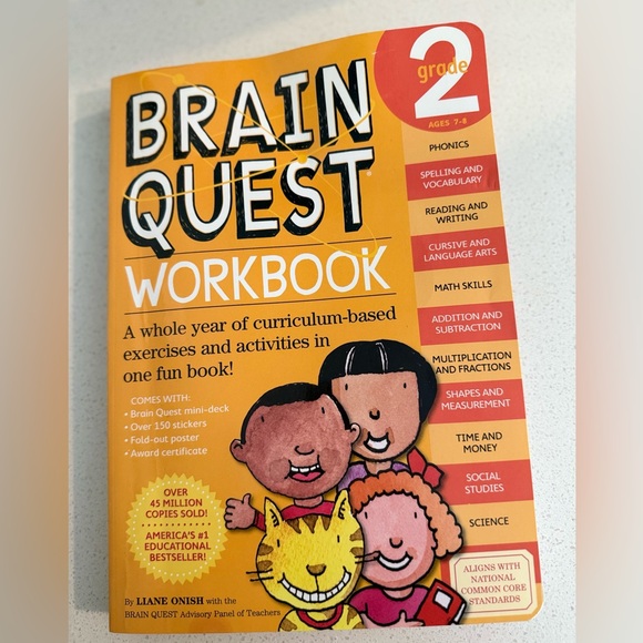 Brain Quest Workbook for 2nd graders or Ages 7-8. NWOT - Picture 1 of 7
